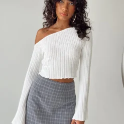 Princess Polly Selby Mini Skirt Grey Check