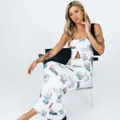 Princess Polly Iowa Maxi Skirt White