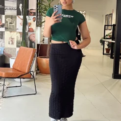 Princess Polly Corine Maxi Skirt Black