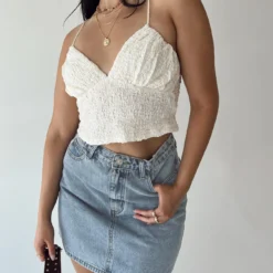 Princess Polly Bedford Mini Skirt Denim