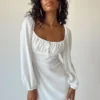 Elvira Mini Dress White
