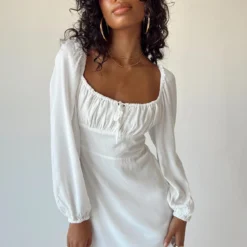 Elvira Mini Dress White