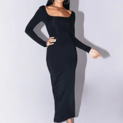 Princess Polly Lyla Maxi Dress Black
