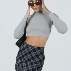 Princess Polly Fike Mini Skirt Black