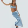 Princess Polly Katharina Maxi Skirt Blue