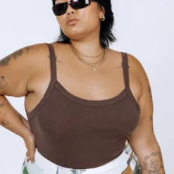 Lindsey Bodysuit Brown Curve