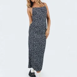 Princess Polly Arkana Maxi Dress Black Floral