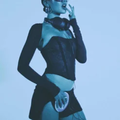 Princess Polly Bold Move Mini Skirt Black