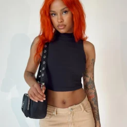 Princess Polly Emalda Top Black