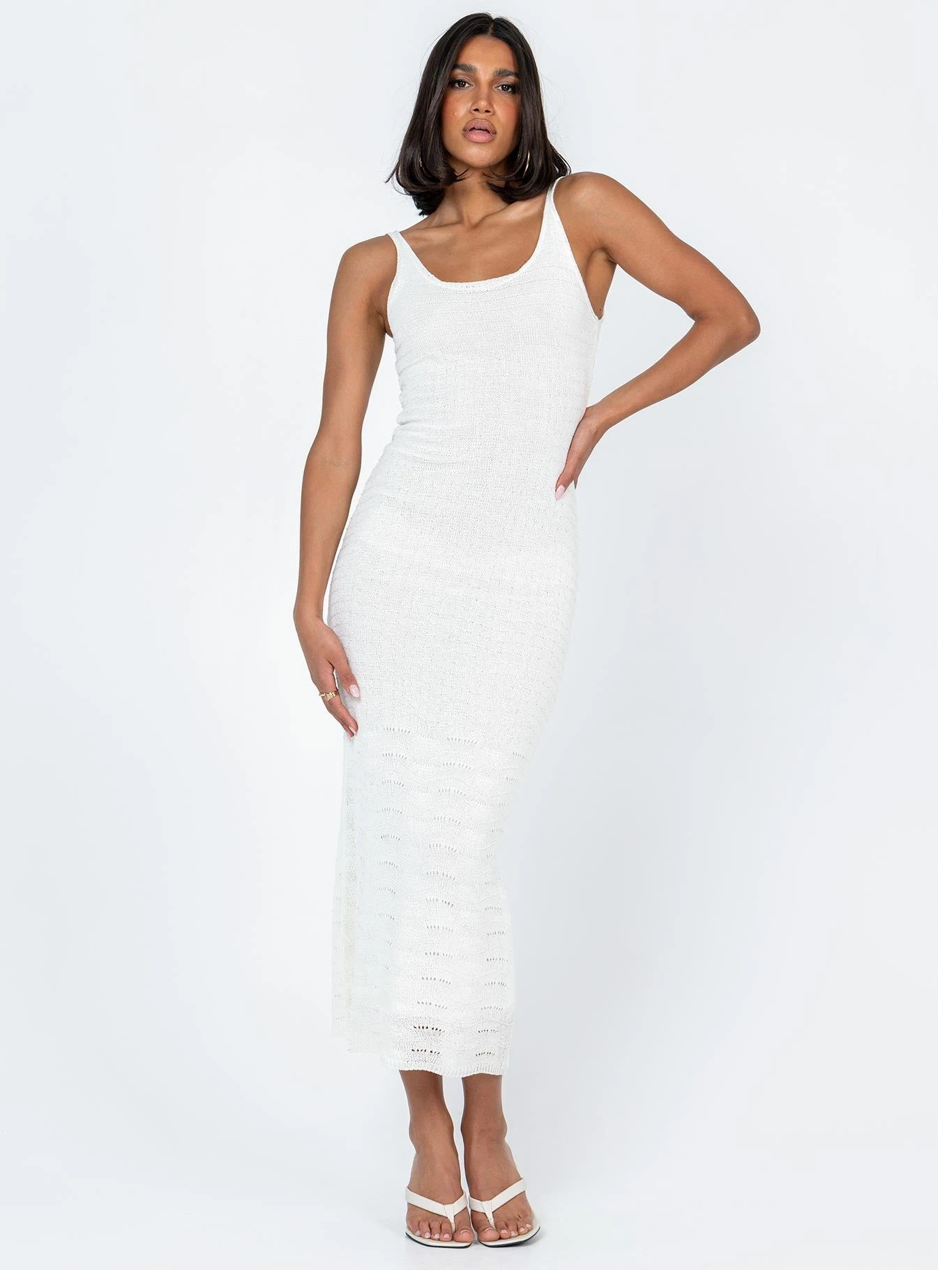 Princess Polly Edin Maxi Dress White - Image 2