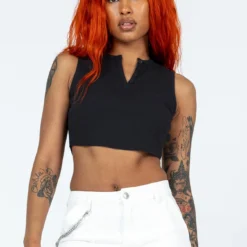 Princess Polly Lancaster Top Black