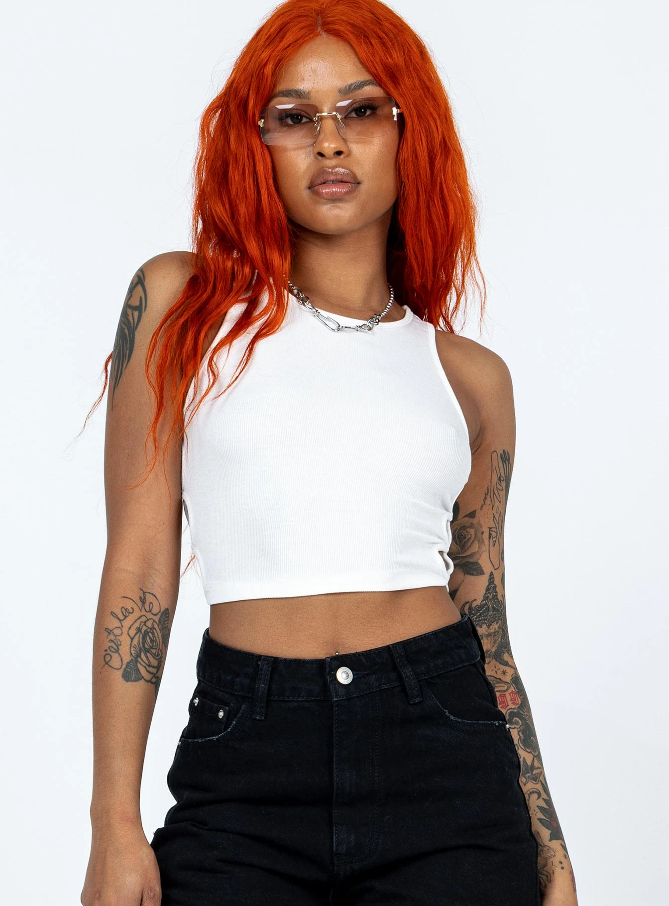 Princess Polly Aster Top White - Image 2