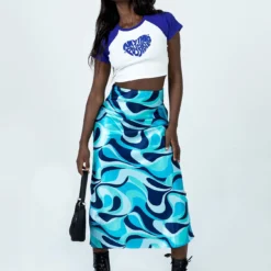 Princess Polly Tobin Maxi Skirt Blue