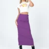 Princess Polly Oscar Maxi Skirt Dark Purple