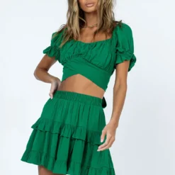 Princess Polly Fallon Set Green