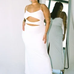 Maci Maxi Dress White Curve