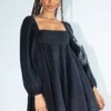 Princess Polly Lorna Long Sleeve Mini Dress Black