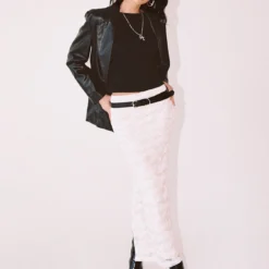 Princess Polly Azra Maxi Skirt White