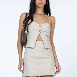 Princess Polly Luca Set Beige