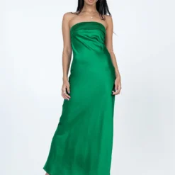 Princess Polly Shaun Maxi Dress Green