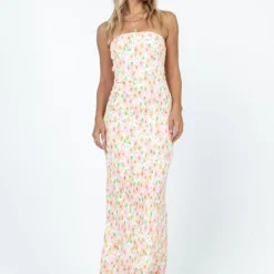 Princess Polly Tiarna Strapless Maxi Dress White / Floral