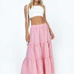 Princess Polly Hale Midi Skirt Pink