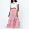 Princess Polly Tammie Maxi Skirt Pink