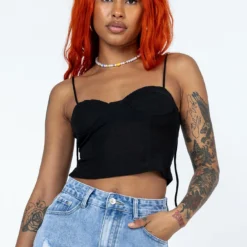 Princess Polly Mathea Top Black