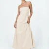 Princess Polly Leonardo Maxi Dress Beige