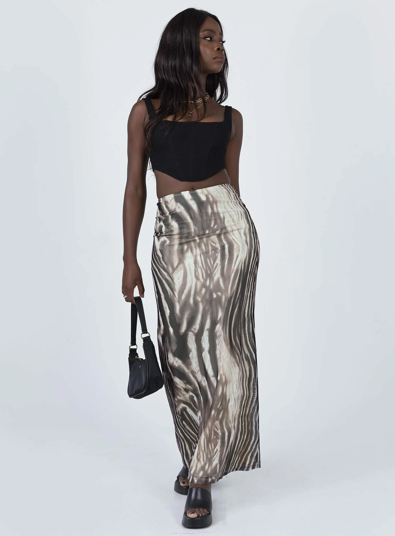 Princess Polly Taniel Maxi Skirt Leopard - Image 2