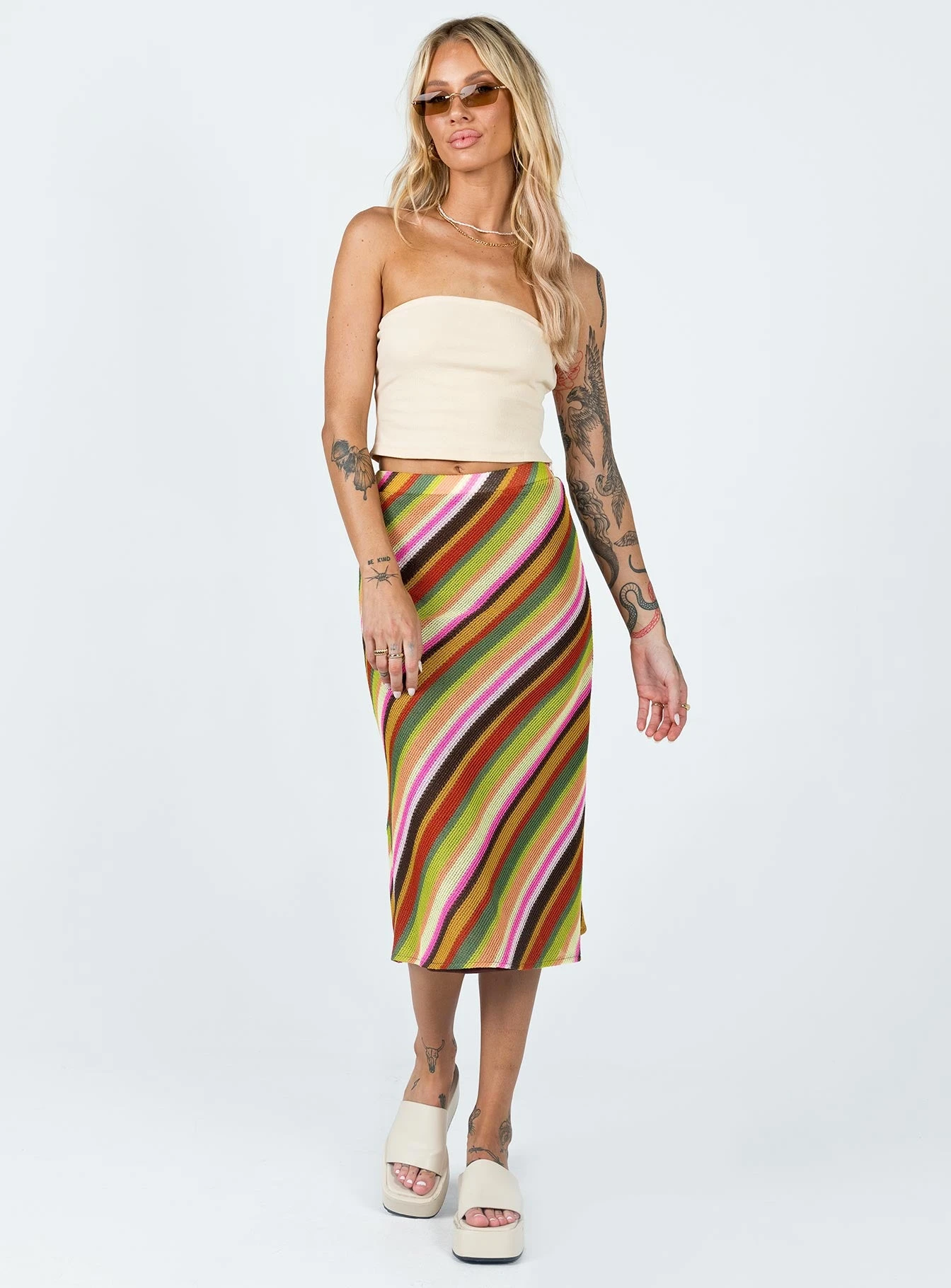 Princess Polly Morocco Midi Skirt Multi