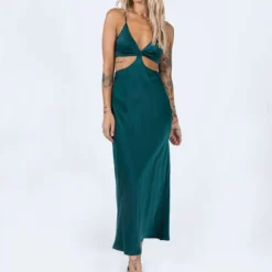 Princess Polly Nora Maxi Dress Green