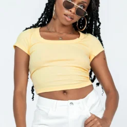 Princess Polly Kerri Top Cream