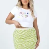 Princess Polly Renata Mini Skirt Green