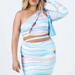 Princess Polly Josie Marble Mini Skirt Multi