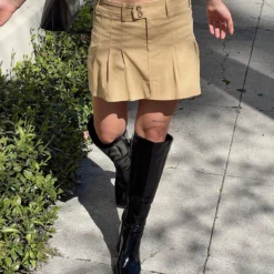 Princess Polly Amira Mini Skirt Beige