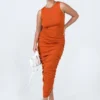 Tarlie Maxi Dress Orange