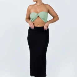 Princess Polly Elidy Maxi Skirt Black