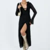 Princess Polly Rosalia Maxi Dress Black