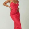 JGR & STN Fae Maxi Dress Pink