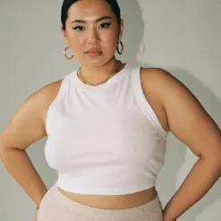 Classic Tank Top White Curve