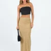 Princess Polly Sewell Maxi Skirt Beige