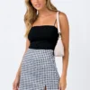 Princess Polly Wilson Mini Skirt Black