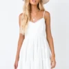 Princess Polly Dlaney Mini Dress White