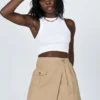 Princess Polly Fade Mini Skirt Beige