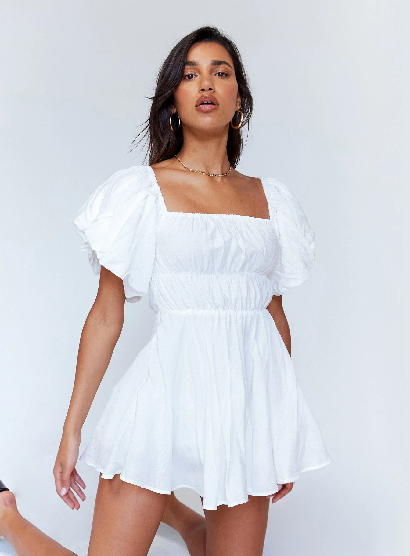 Princess Polly Halton Mini Dress White - Image 2