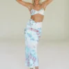 Jagger & Stone Gwyneth Maxi Skirt Blue Tie Dye Blue