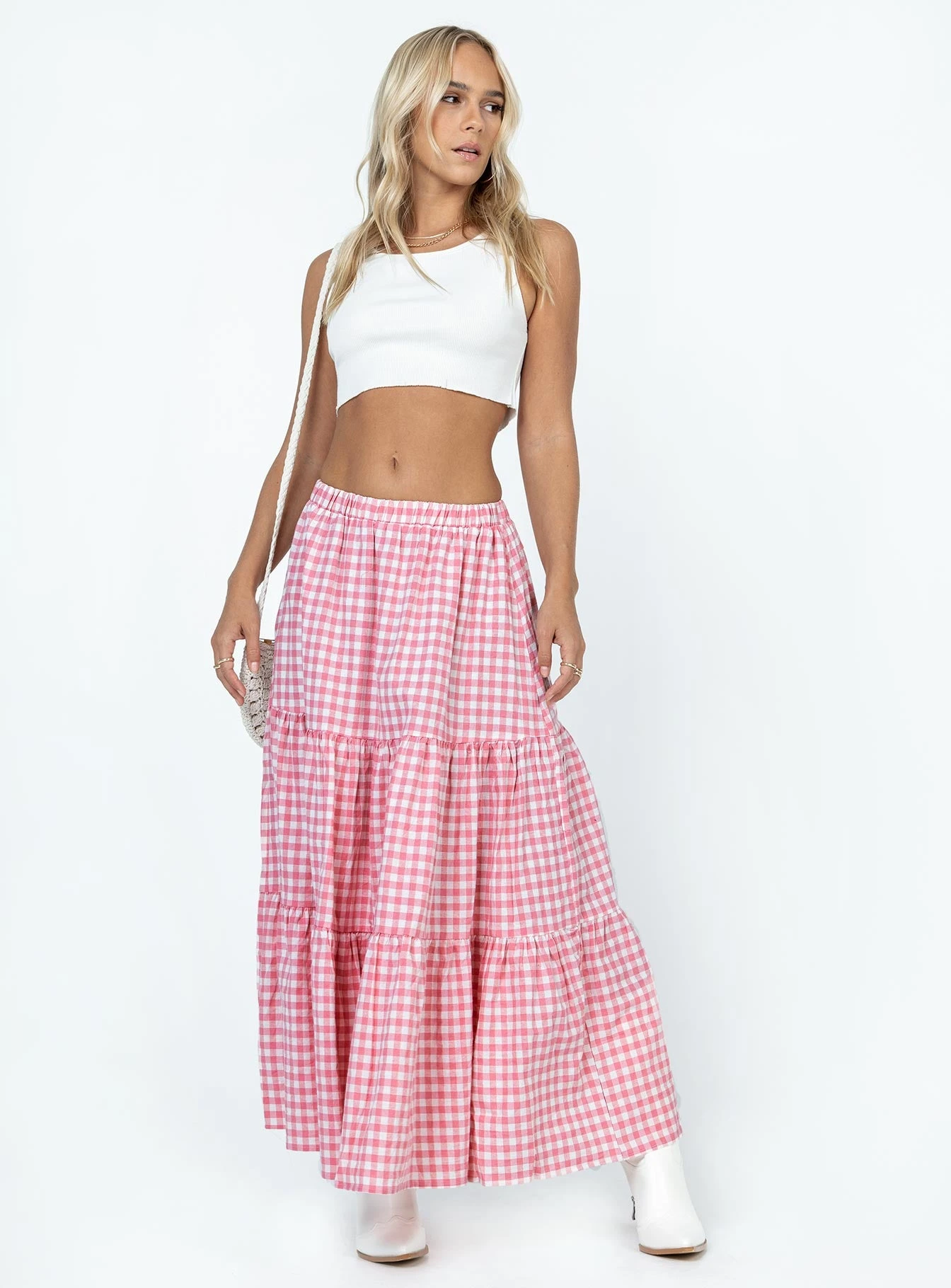 Princess Polly Hale Midi Skirt Pink - Image 2