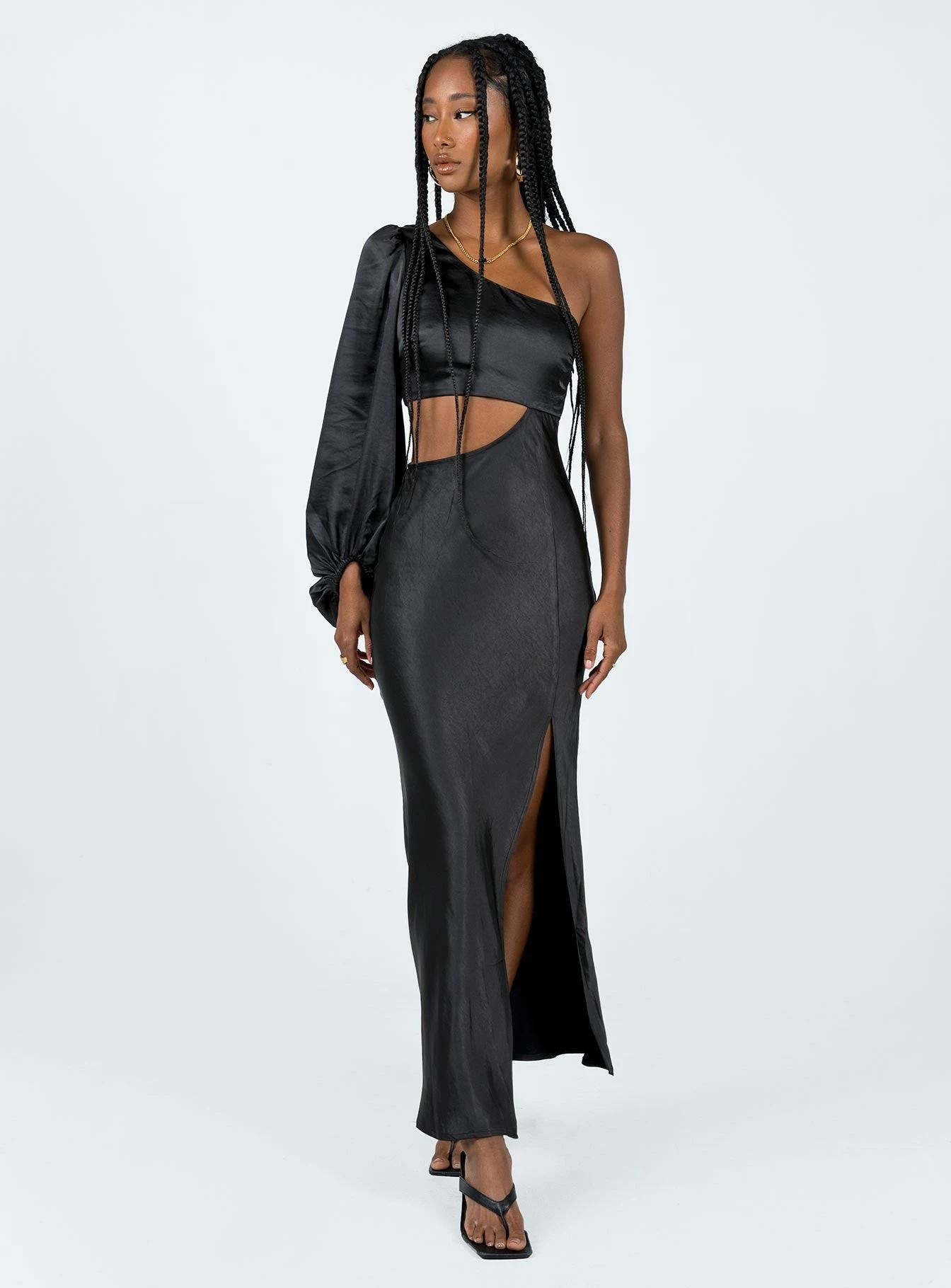 Karter Maxi Dress Black - Image 3