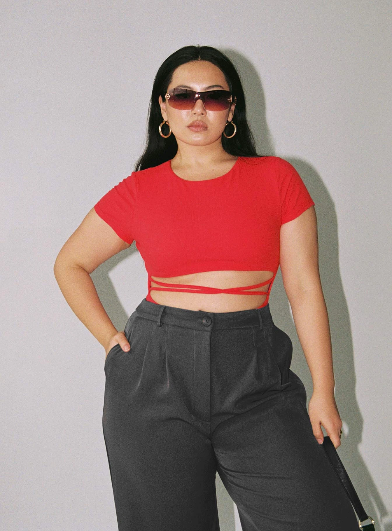 Nicola Bodysuit Red Curve - Image 2